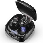 TWS Wireless Headphones 5.0 True Bluetooth Earbuds IPX5 Waterproof Sports Earpiece 3D Stereo Sound Earphones with Charging Box