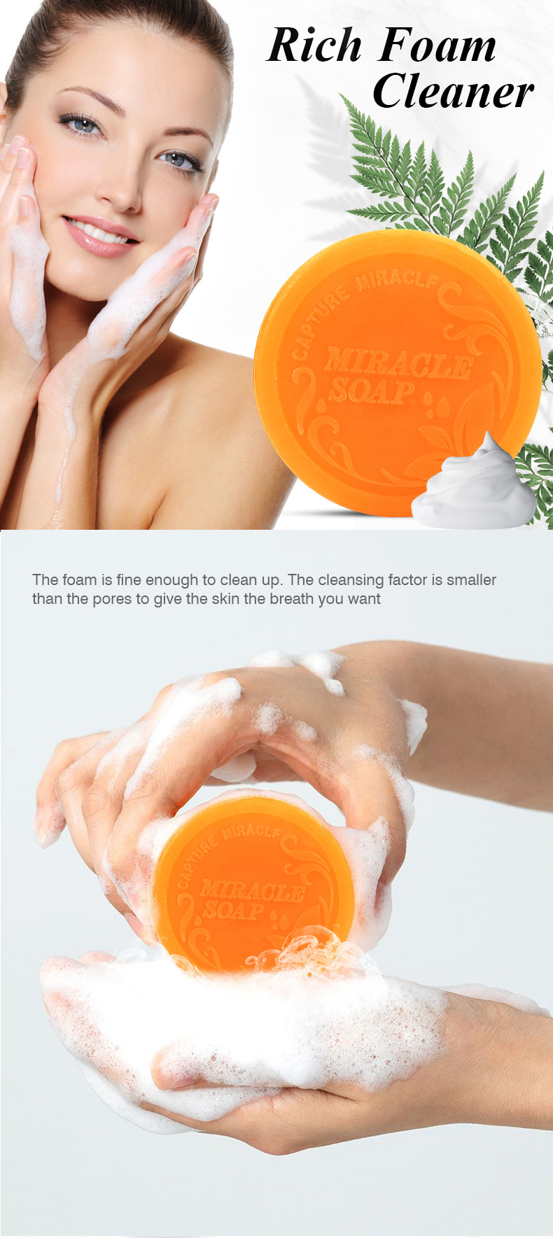 24X65G. Vipada Orange Collagen Whitening Soap Face & Body Dark Spots Acne  Care