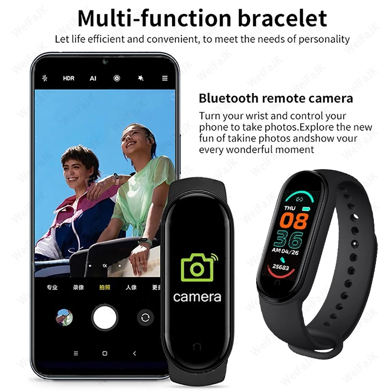  M6 Smart Bracelet Watch Fitness Tracker Smartband