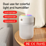 USB Air humidifier night light colorful aromatic water diffuser guided light ultrasonic fog cooler fog machine automobile aromatic humidifier