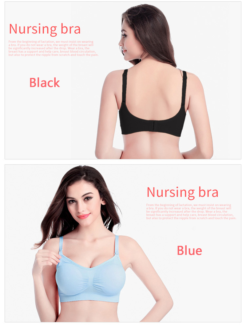 Nursing Bra Maternity Clothes For Pregnant Women Pregnancy Maternity Bra  Breastfeeding Lactation Maternal Underwear Things Bras - AliExpress