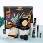 Makeup 7PCS Kit Set Box Air Cushion BB Cream Eyeliner Mascara Makeup Powder Lipstick Mushroom Brush