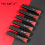 Hengfei Matte Liquid Lipstick Waterproof Long-Lasting Makeup Matte Lipgloss Silky Moisturizer Lip Glaze Cream Cosmetics