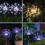 150 LED Light 8 changing modes Solar Christmas Light Fireworks Light Garden Lawn Dandelion Light