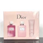 Dior Miss Dior Body Care 3 pieces set. Foaming Shower Gel 200ml, Moisturizing Body Milk 200ml, Nourishing Rose Hand Cream 50ml